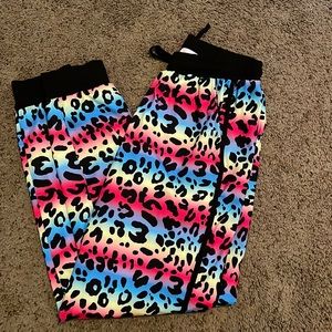 Leopard joggers